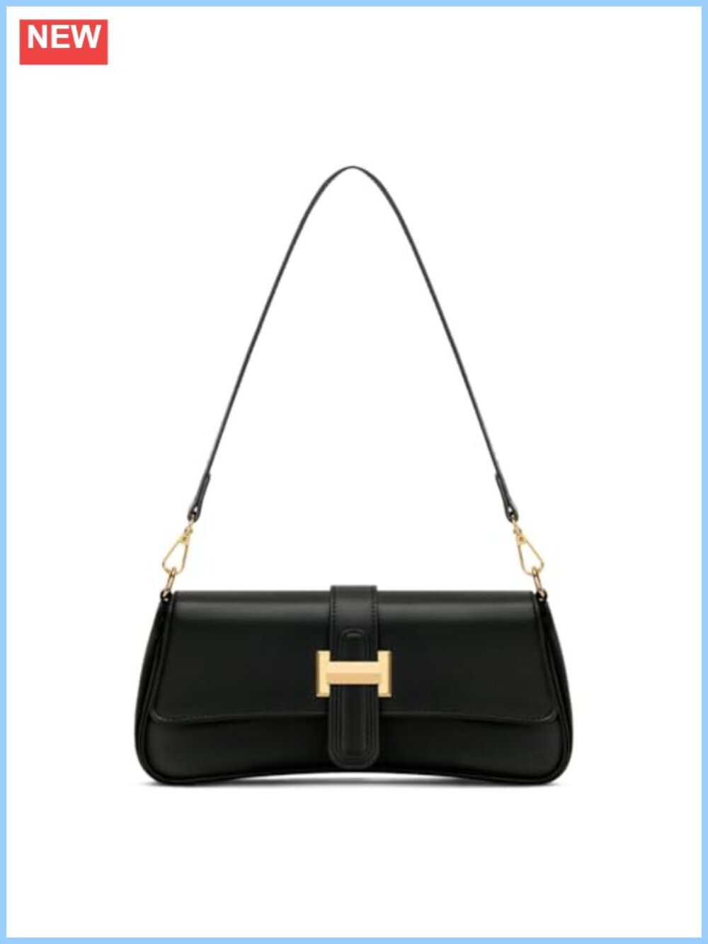 PU Leather Hobo Shoulder Bag Mini Retro Clutch Purse